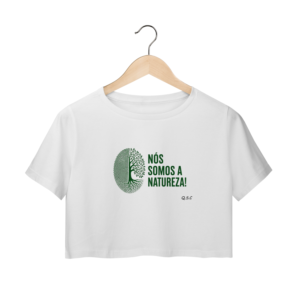 Mockup da camisa Quintal Suculento coleção Nós somos a Natureza